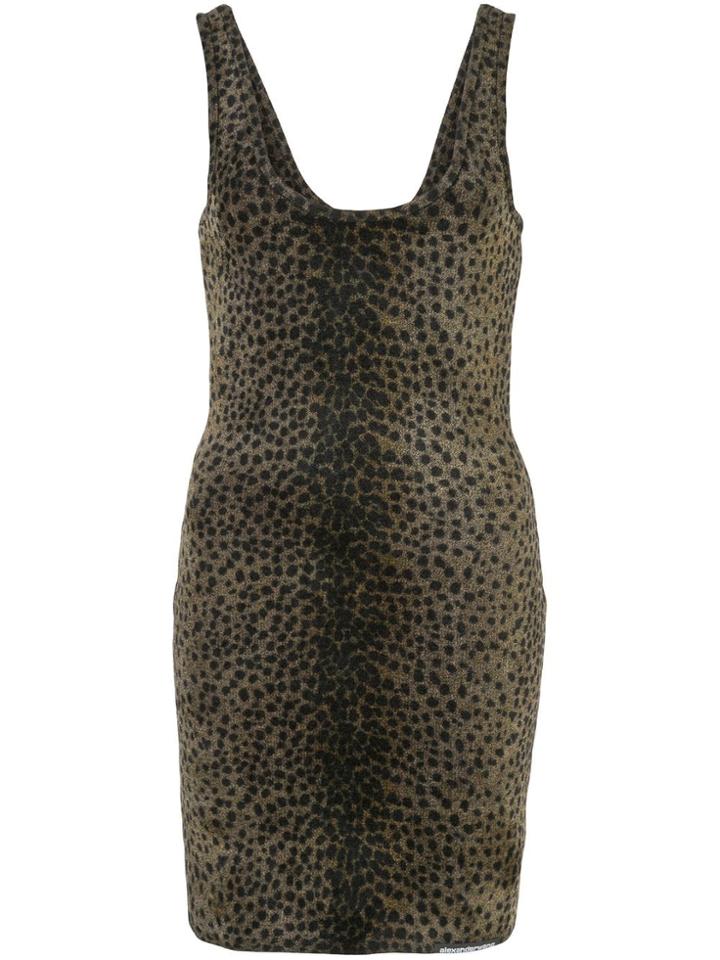Alexander Wang Chenille Mini Tank Dress - Green