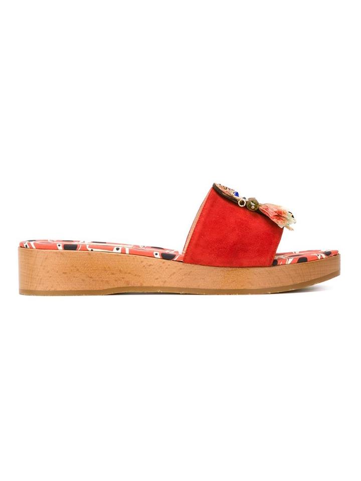 Etro Embellished Flat Sandals