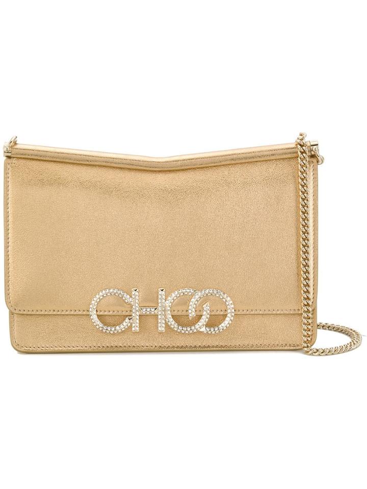 Jimmy Choo Sydney Crossbody Bag - Gold