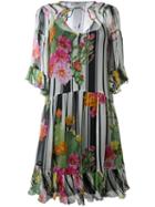 Blugirl - Floral Dress - Women - Silk/polyester - 44, Silk/polyester