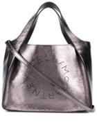 Stella Mccartney Small Metallic Logo Tote