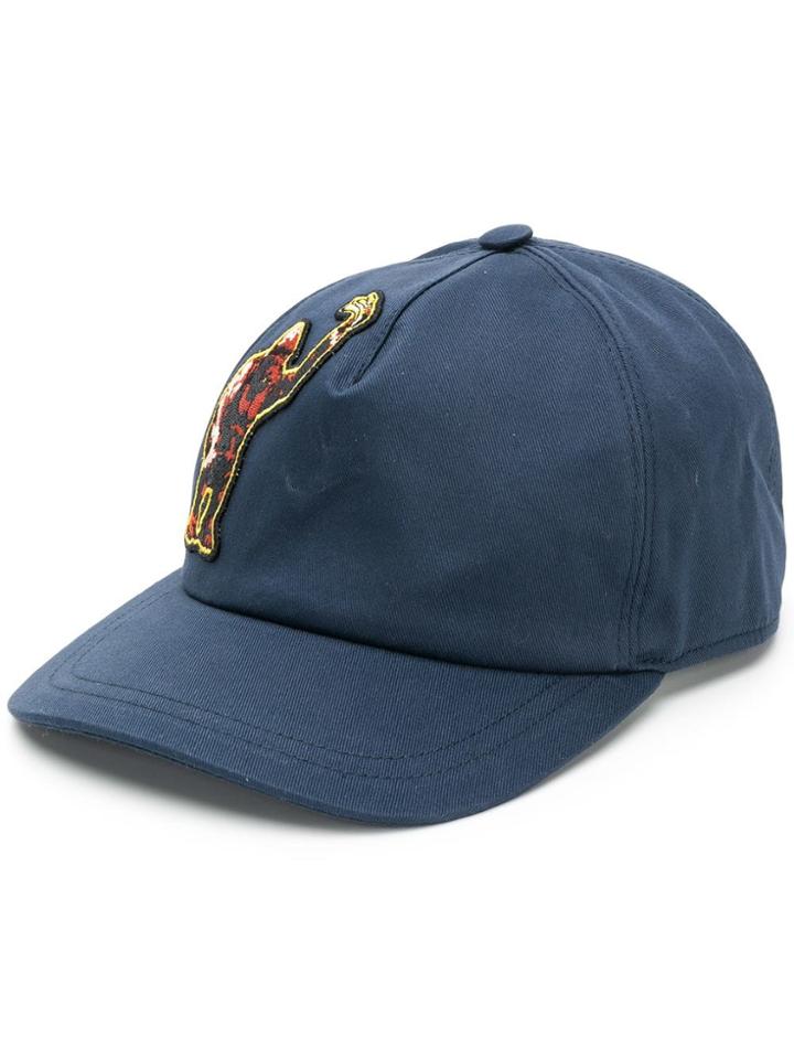 Etro Gorilla Patch Cap - Blue