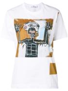 Comme Des Garçons Shirt Basquiat Print T-shirt - White