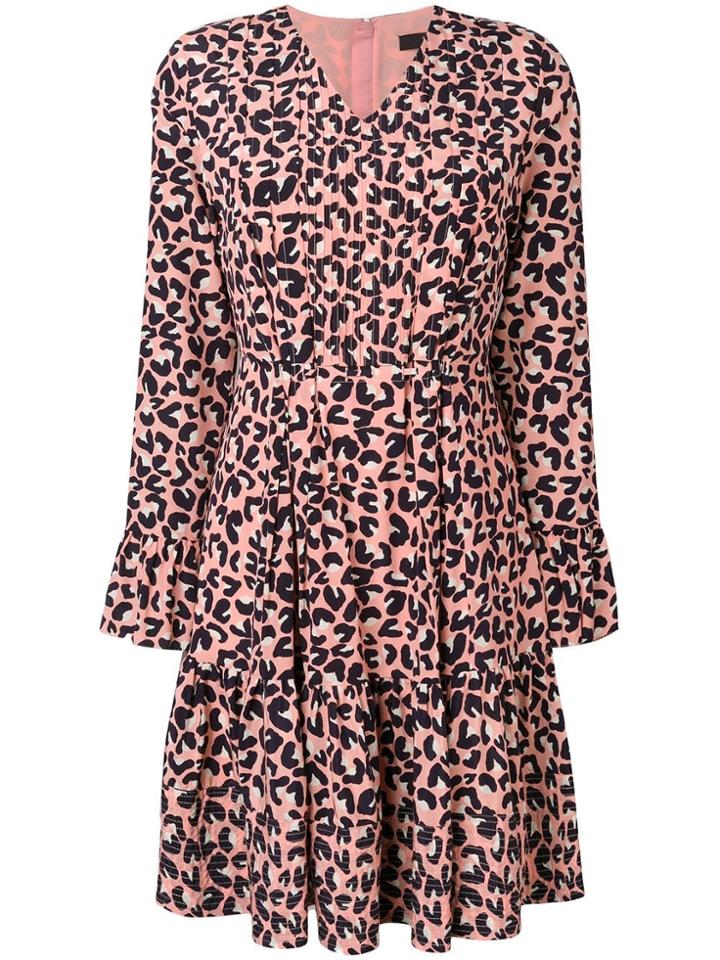 Steffen Schraut Long-sleeve Flared Dress - Pink