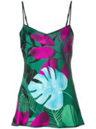 F.r.s For Restless Sleepers Printed Spaghetti Strap Top - Green