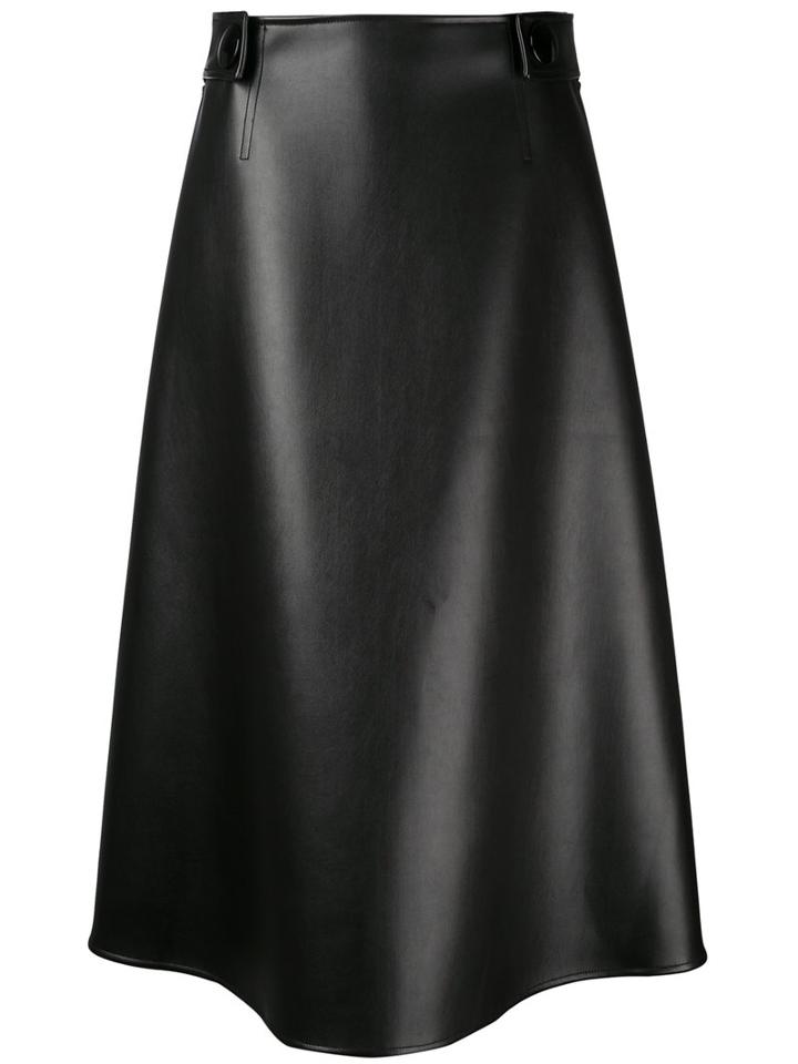 Marni - High Waisted Midi Skirt - Women - Polyurethane/viscose - 40, Black, Polyurethane/viscose