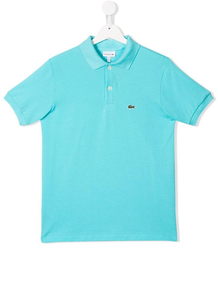 Lacoste Kids Logo Polo Shirt - Blue
