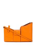 Fendi Structured Shoulder Bag - Orange