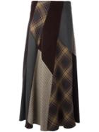 P.a.r.o.s.h. 'patch' Long Skirt, Women's, Spandex/elastane/virgin Wool
