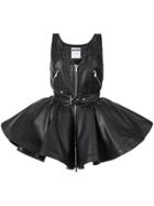 Moschino Dramatic Peplum Top - Black