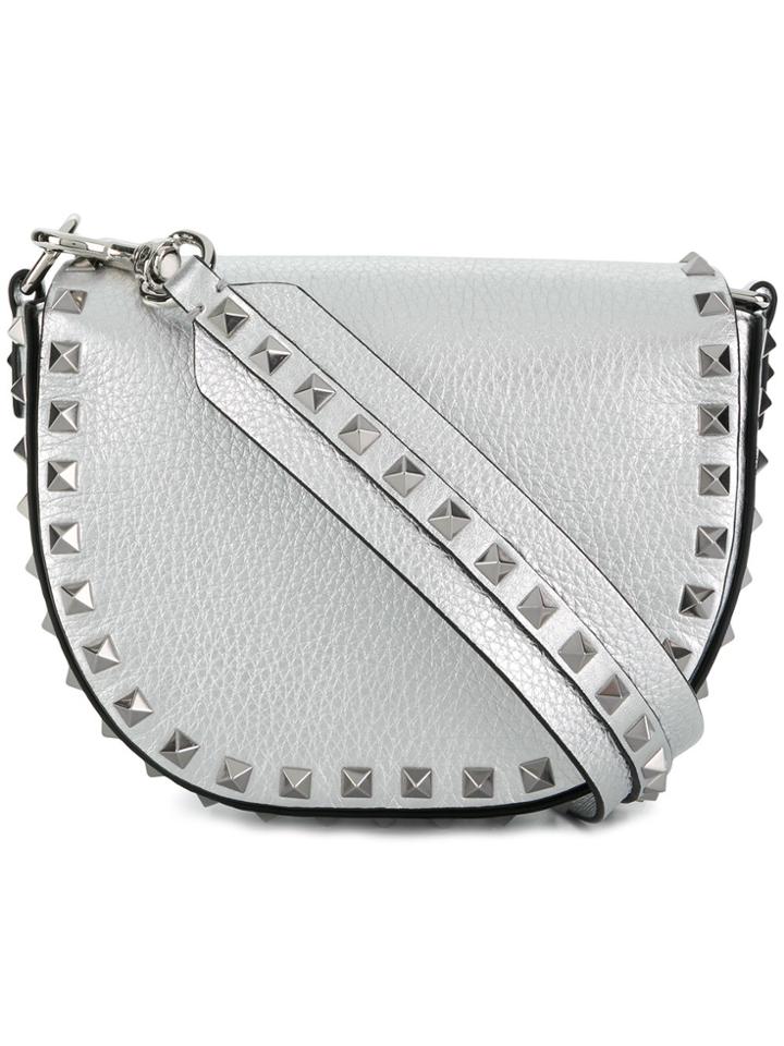 Valentino Valentino Garavani Rockstud Messenger Bag - Metallic