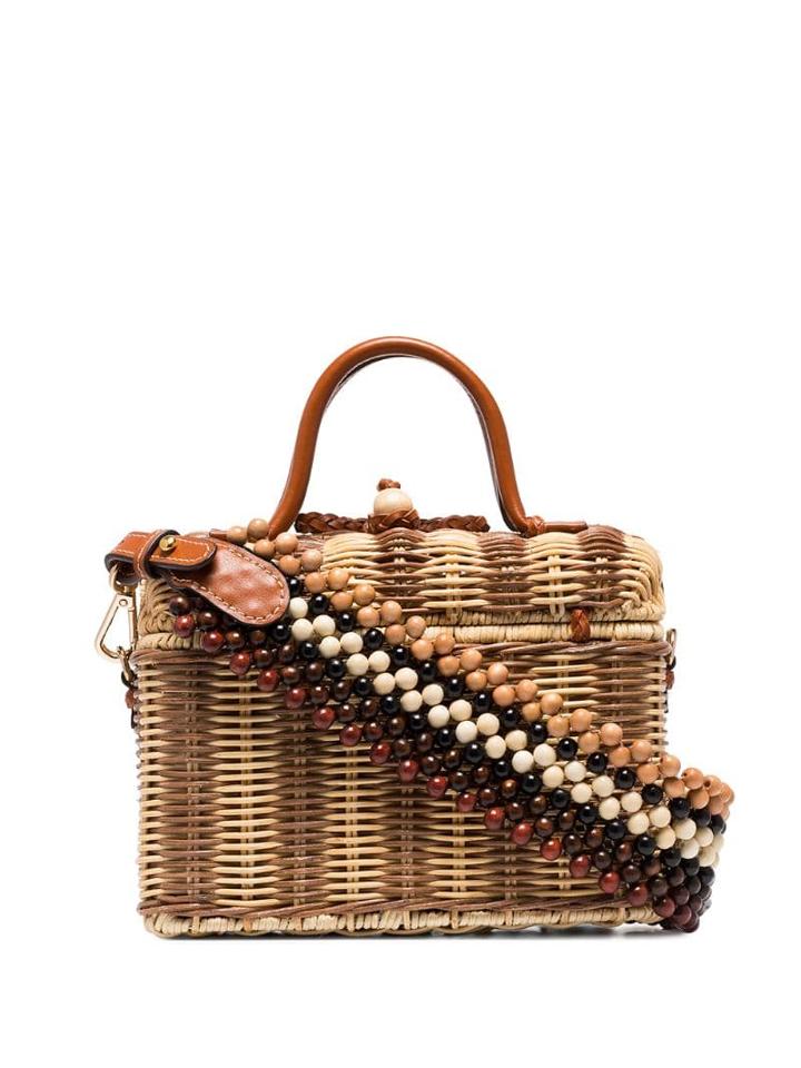 Ulla Johnson Priska Lunchbox Shoulder Bag - Brown
