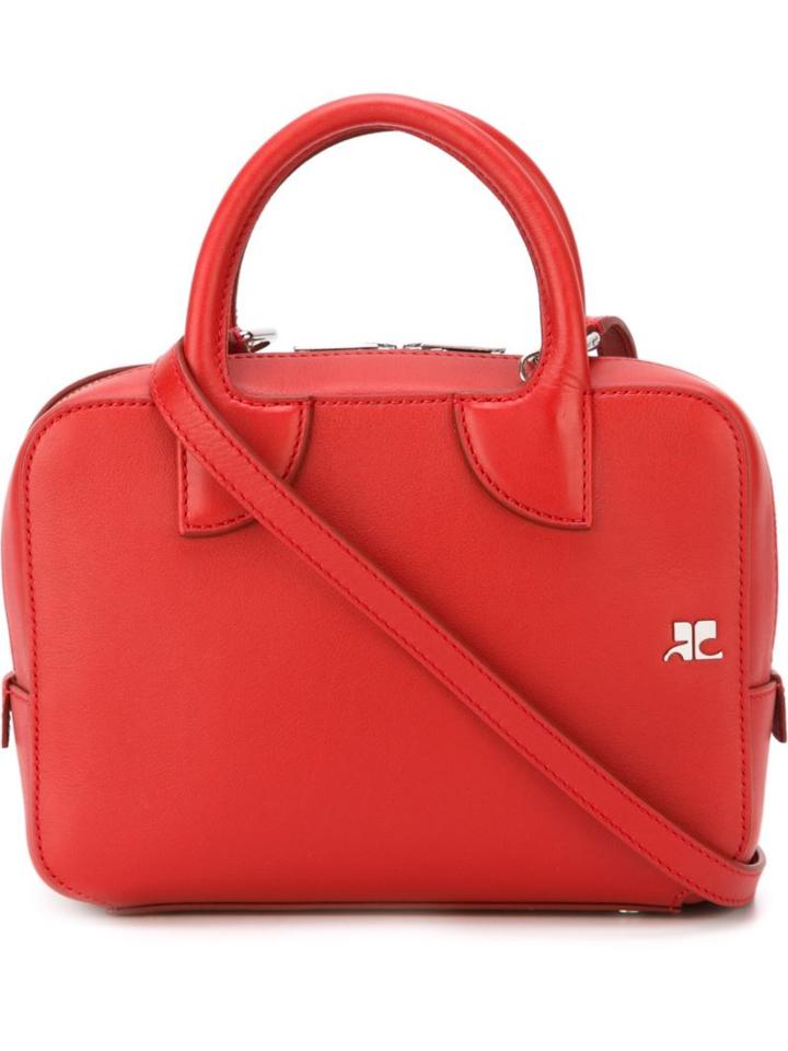 Courrèges Small Shoulder Bag, Women's, Red