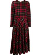 Harris Wharf London Tartan Dress - Red