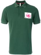Sun 68 Applique Patch Polo Shirt - Green