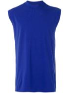 Y-3 - Plain Tank Top - Men - Cotton/spandex/elastane - M, Blue, Cotton/spandex/elastane