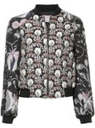 Giamba Jacquard Bomber Jacket - Black