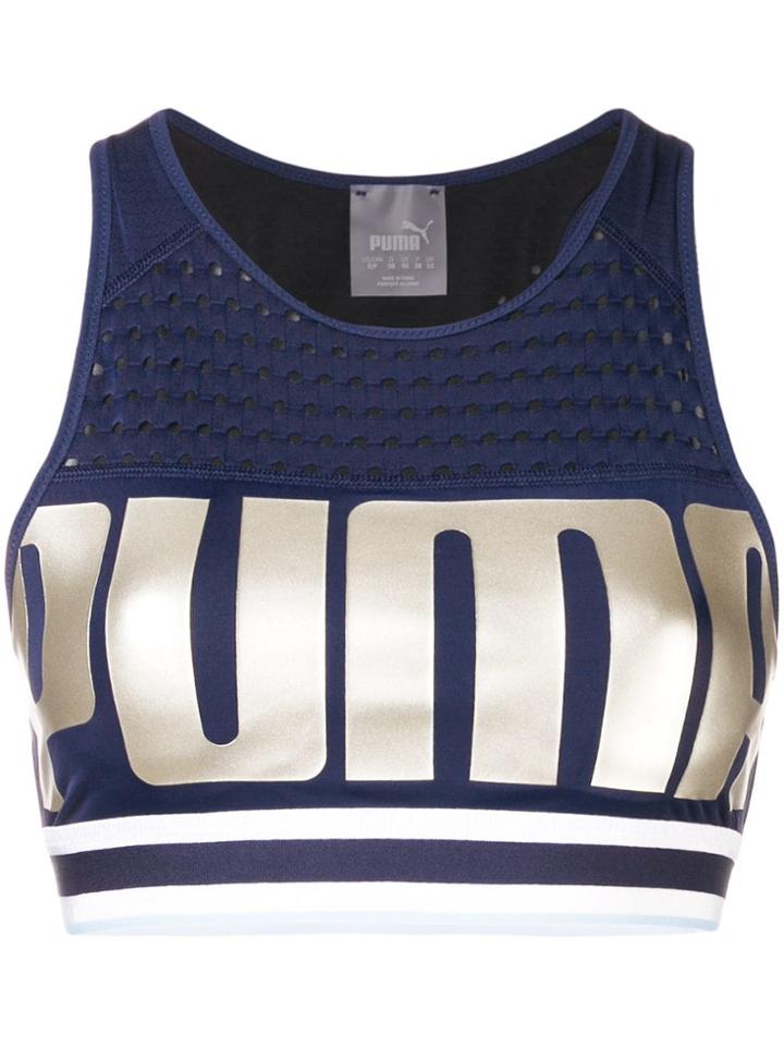 Puma Puma X Selena Gomez Sport Bra - Blue