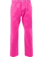 Ganryu Comme Des Garcons Straight Trousers - Pink & Purple
