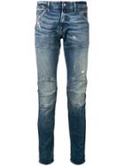 G-star Raw Research Aged Antic Destroy Skinny Jeans - Blue