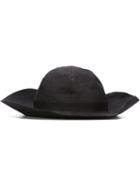 Comme Des Garçons Comme Des Garçons Standing Brim Hat, Women's, Black, Paper
