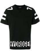 Hydrogen Logo Printed T-shirt - Black