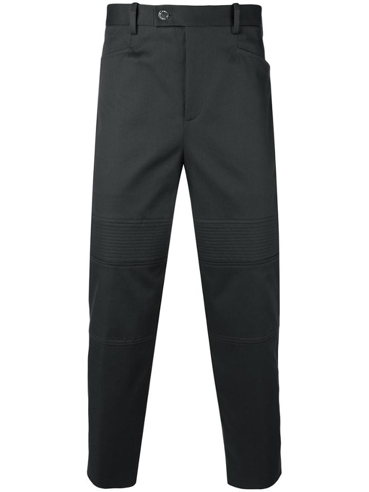 Neil Barrett Biker Detail Tailored Trousers - Grey
