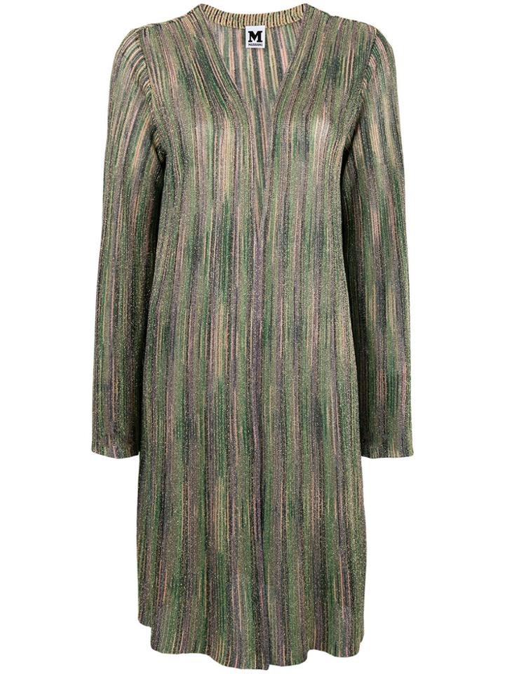 M Missoni Collarless Cardi Coat - Green