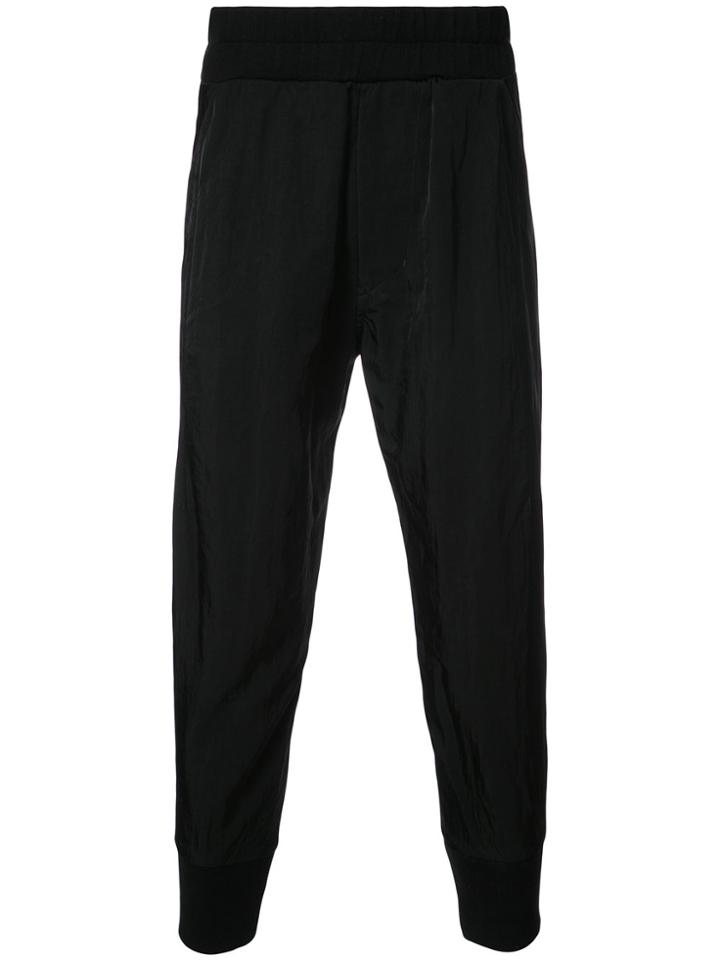 Julius Loose Fit Track Pants - Black