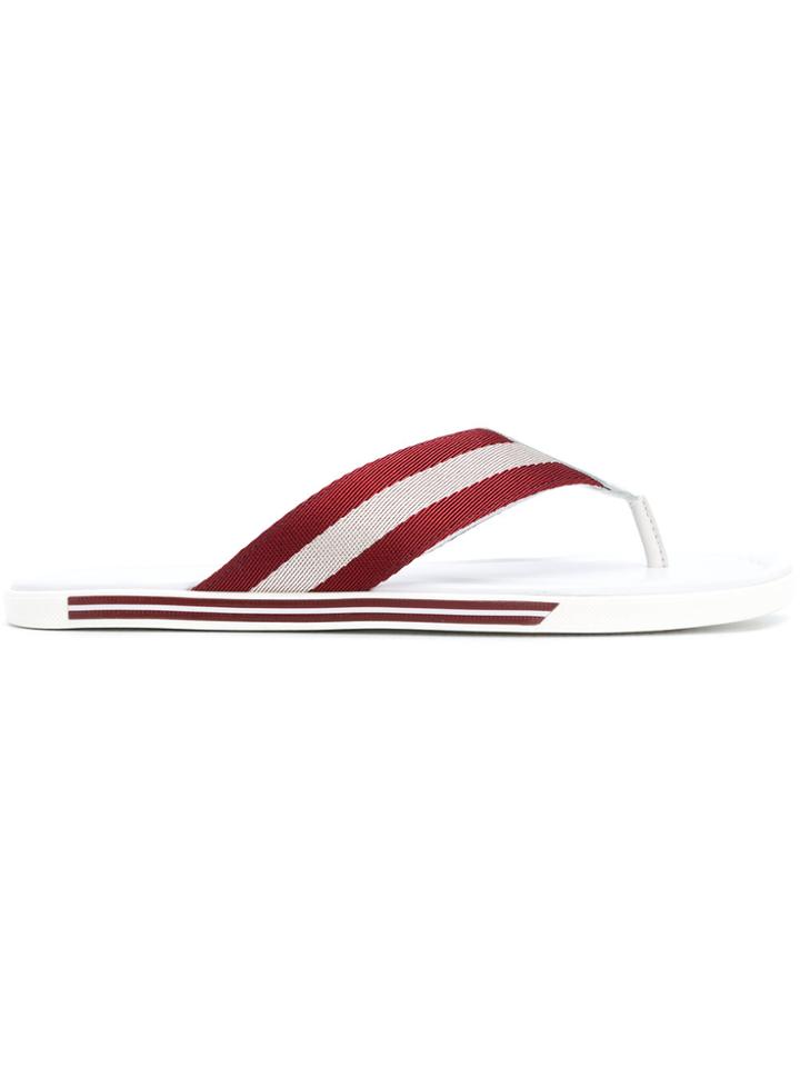 Bally Border Sandals - Red