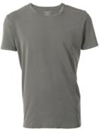Majestic Filatures - Crew Neck T-shirt - Men - Cotton/spandex/elastane - Xxl, Grey, Cotton/spandex/elastane