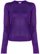Kenzo Glitter Knit Top - Pink & Purple