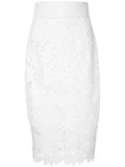 Bambah - Lace Mermaid Skirt - Women - Cotton/polyester - 10, White, Cotton/polyester