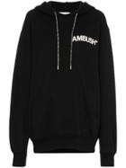 Ambush Logo Cotton Hoodie - Black