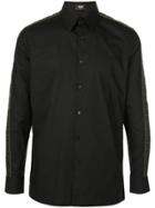 Fendi Logo Stripes Shirt - Black