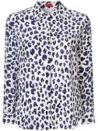 Des Prés Leopard Print Shirt - Blue