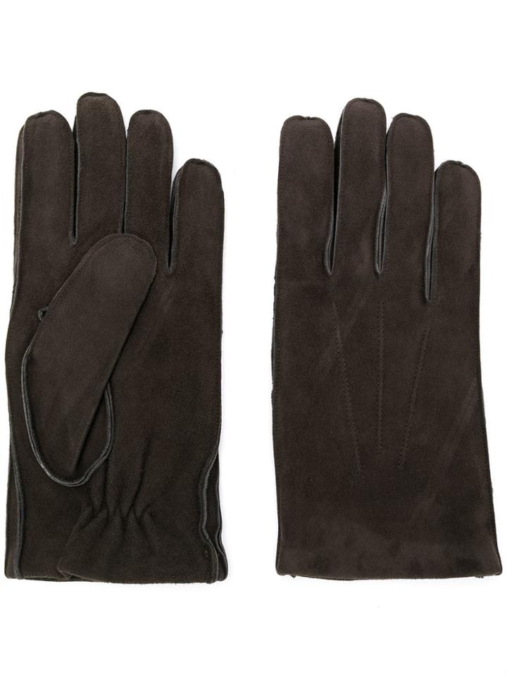 Orciani Textured Gloves - Grey