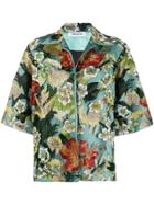 Richard Quinn Bead-embellished Jacket - Green