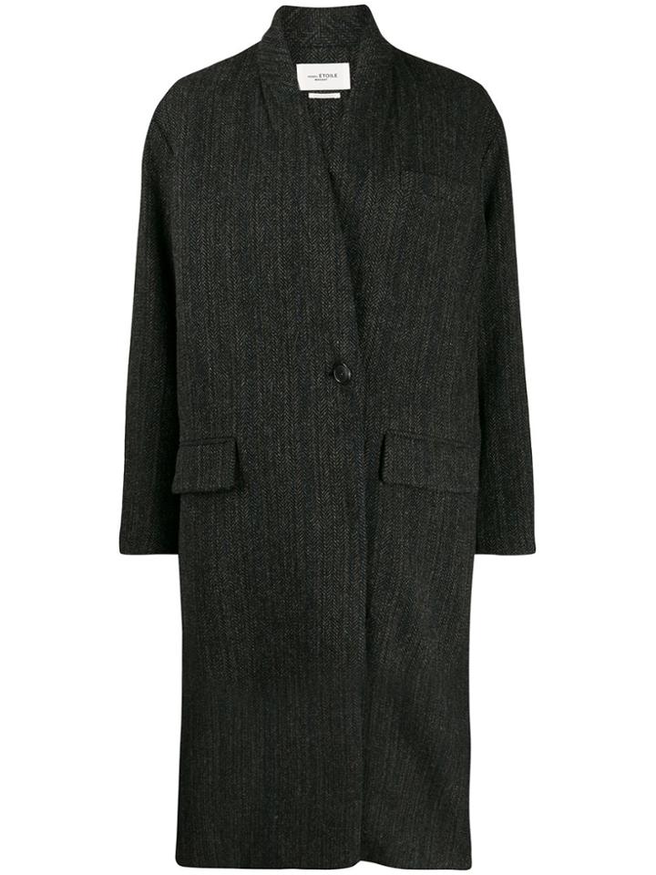 Isabel Marant Étoile Oversized Single-breasted Coat - Black