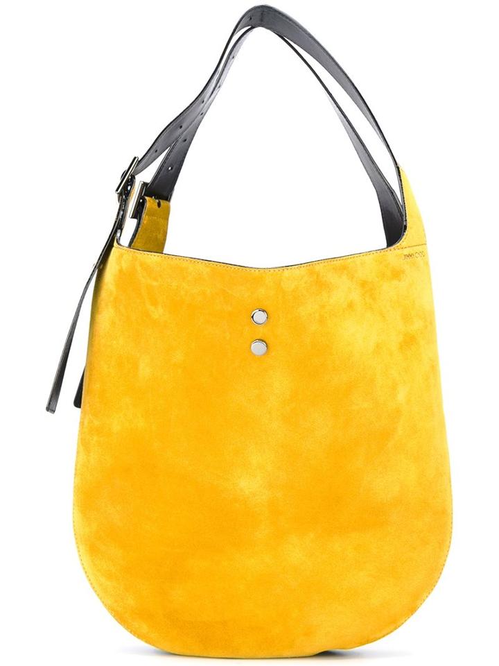 Jimmy Choo 'mardy' Shopper Shoulder Bag, Women's, Yellow/orange