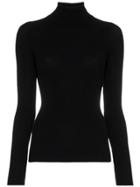 Alexandra Golovanoff Roll Neck Cashmere Jumper - Black