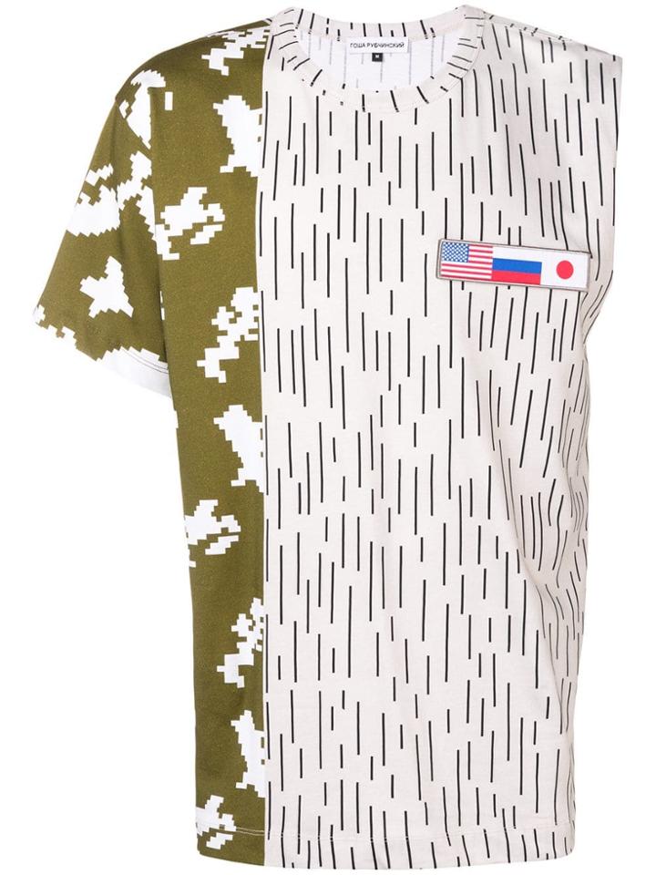 Gosha Rubchinskiy Asymmetric Sleeved T-shirt - Nude & Neutrals