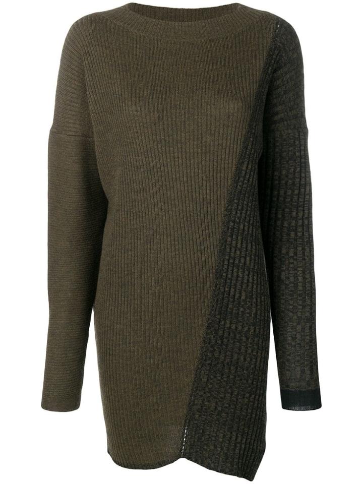 Damir Doma Katri Knitted Long Jumper - Green