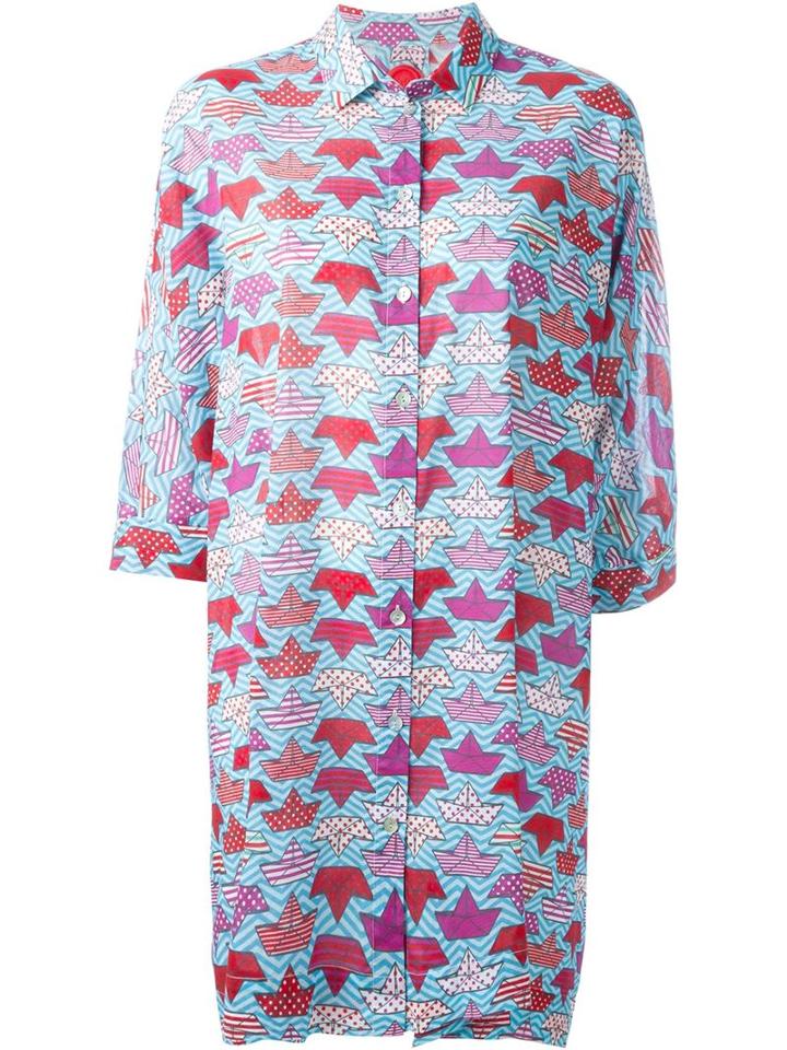 Ultràchic Boat Print Shirt