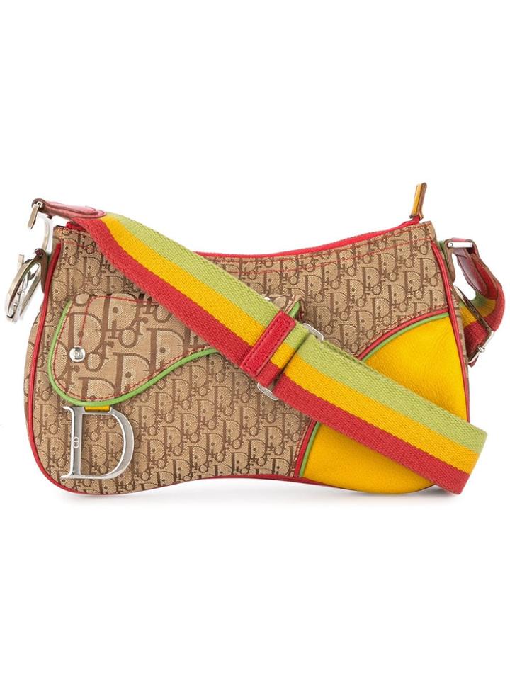 Christian Dior Vintage Trotter Shoulder Bag - Multicolour