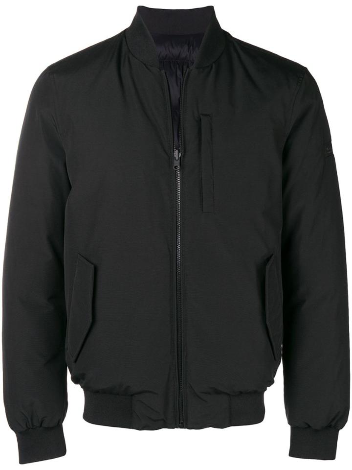 Woolrich Classic Zipped Bomber Jacket - Black