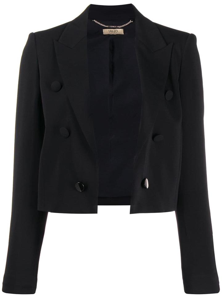 Liu Jo Cropped Blazer - Black