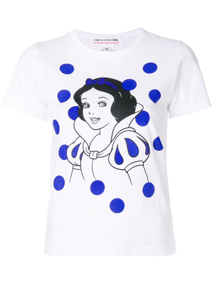 Comme Des Garçons Girl Snow White T-shirt