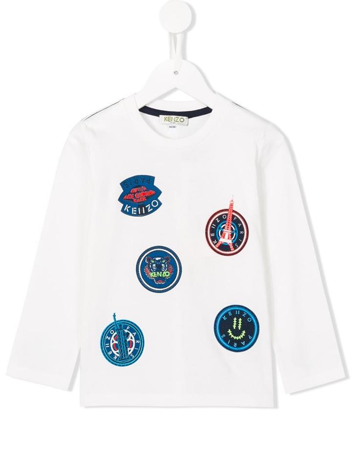 Kenzo Kids 'badges' T-shirt