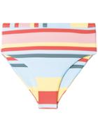 Asceno Striped Bikini Bottoms - Multicolour